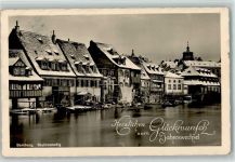 W8600 Bamberg Kleinvenedig Städteglückwunsch