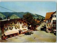 82487 W8103 Oberammergau - Dorfplatz