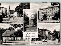 16278 O1320 Angermünde - Rückseite mit Abschürfungen bzw Kleberesten Gasthaus Schwedter Tor Berliner Straße