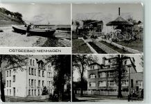 18211 O2561 Ostseebad Nienhagen - Rückseite mit Abschürfungen bzw Kleberesten