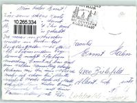 96215 W8620 Schney Gebrauchsspuren Rückseite mit Abschürfungen und Kleberesten