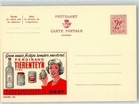 Tierenteyn Senf, Mosterd, Publibel 1782 Belgische Ganzsache Wertstufe 2,00 Lebensmittel