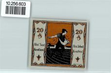 20095 W2000 Tonndorf - Notgeld 20 Pfennig Mann bei der Saat