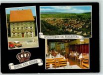 79650 W7860 Schopfheim - Hotel Zur Krone Inh. Eugen Schmidt