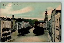 84489 W8263 Burghausen , Salzach 1912 - Hauptplatz