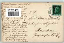 84489 W8263 Burghausen , Salzach 1912 - Hauptplatz