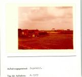 25899 W2260 Dagebüll FOTO KEINE AK Blick nach Dagebüll Foto montiert auf Karton