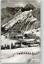 6992 Hirschegg , Kleinwalsertal 1964 Winter