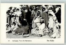 Tetuan FOTO KEINE AK Tipos de Marruecos