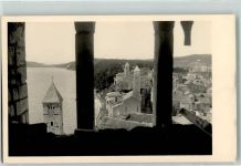 Arbe Rab Foto AK Blick vom Campanile auf Rab und die Euphemia-Bucht Ort handschriftlich