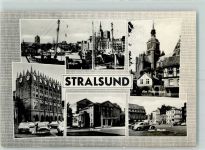 18435 O2300 Stralsund - Am Frankenwald Alter Markt Rathaus Hafen