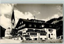 6992 Mittelberg , Kleinwalsertal 1956 - Gasthaus Neue Krone AK