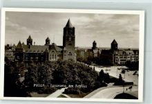 Posen Poznan Foto AK Panorama am Schloss