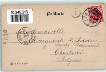 21335 W2120 Lüneburg 1905 Karte beschädigt Blick vom Kalkberg