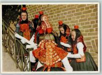 Nr. 1145 Die bunte Schwalm Nr. 4 AK Hess. Tracht, Mandt