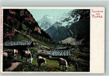 La Chaux-de-Fonds Souvenir des Alpes Ort lt. Verlag Kuh