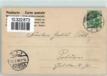 Verlag NPG Serie 195 Jugendstil AK Buchstabenkarte 1904 Fotomontage AK