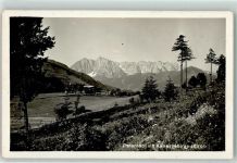 6344 Kössen 1938 Foto AK Kaisergebirge Stempel Berggasthaus Peternhof