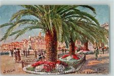 06150 Cannes Künstlerkarte Raphael Tuck sign. N. Beraud