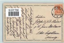 Nr. 691 Wenau Pastell Weintrauben sign C. von Sivers Wenau 1917 Künstlerkarte