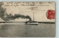 Saigon Karte beschädigt Dampfschiff