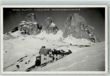 Sellajoch Passo Sella 1934 - Hüttenstempel