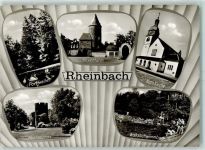 53359 W5308 Rheinbach - Hexenturm Kath. Kirche Martinsplatz Schwimmbad