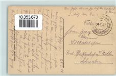 51120 Charleville 1917 - Mezieres Allee Feldpost WK I