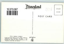 Anaheim Disneyland Freizeitpark AK Walt Disney