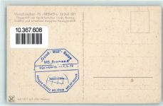TS Bremen Stempel: Good-Will Reise MS Bremen 4 Bochum 1970 Dampfer Bremen