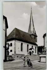 69151 W6903 Neckargemünd - Ev. Kirche Frauen mit Fahrad