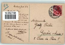 68100 Mulhouse Mülhausen 1912 - Straßenbahn Hotel