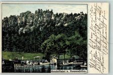 02796 O8805 Kurort Jonsdorf 1901 - Nonnenfelsen Gondelteich Gondeln