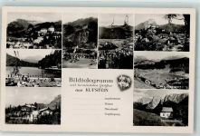 6330 Kufstein Gebrauchsspuren Bildertelegramm mit Kaiser mit Pendlinger Hechtsee Antoniuskapelle