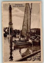 Swinemünde Swinoujscie - Leuchtturm Hafen