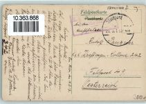 68700 Cernay Sennheim 1917 - Feldpost WK I Kirche