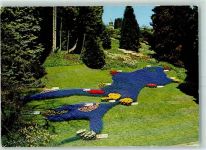 78462 W7750 Insel Mainau - Blumenrelief Ufergarten