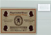99423 O5300 Weimar , Thür - Notgeld Goethes Gartenhaus