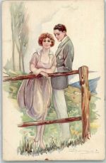 Serie 509-2 Poesie / Liebe AK Bompard, S. 1921