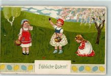 Kind Eiersuchen AK Osterei 1920 Künstlerkarte