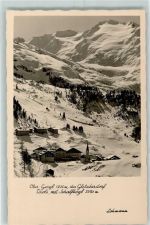 6450 Obergurgl Gurgl Gebrauchsspuren Das Gletscherdorf Tirols mit Schalfkogel Winter