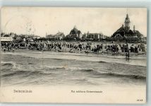 Swinemünde Swinoujscie 1905 - Strandleben, Hotels AK
