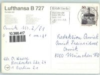 B 727 Europa Jet AK Lufthansa 1981