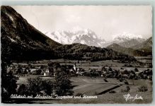 82441 W8115 Ohlstadt - Alpenspitze Zugspitze und Kramer
