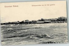 17419 O2252 Seebad Ahlbeck - Villenpanoramo von der See gesehen
