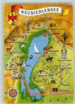 7100 Neusiedl am See - Lageplan Neusiedlersee