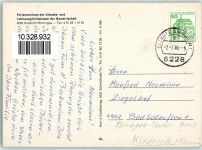 65399 W6229 Kiedrich , Rheingau - Ferienzentrum d. Urlaubskasse Bauwirtschaft