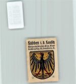 15907 O7550 Lübben - Vignette Wappen Kaffee Hag 1920-1940 Adler