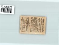 15907 O7550 Lübben - Vignette Wappen Kaffee Hag 1920-1940 Adler