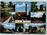 29229 W3100 Winsen Aller - Windmühle Heide Kirche